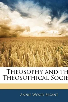Livro Theosophy and the Theosophical Society - Resumo, Resenha, PDF, etc.