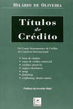 Livro Títulos De Credito - Resumo, Resenha, PDF, etc.
