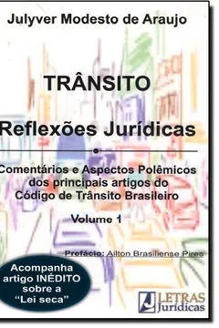 Livro Transito. Reflexões Jurídicas - Resumo, Resenha, PDF, etc.
