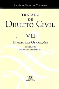 Livro Tratado de Direito Civil: Direito das Obrigações (Volume 7) - Resumo, Resenha, PDF, etc.