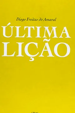 Livro Ultima Licao - Resumo, Resenha, PDF, etc.