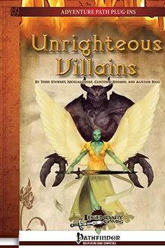 Capa do livro Unrighteous Villains