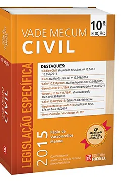Livro Vade Mecum Civil - Resumo, Resenha, PDF, etc.