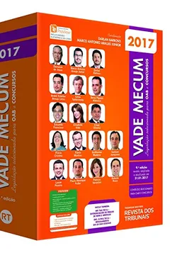 Capa do livro Vade Mecum OAB 2017. Legislação Selecionada Para OAB e Concursos