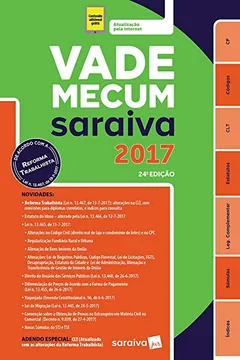 Livro Vade Mecum Saraiva 2017 - Resumo, Resenha, PDF, etc.