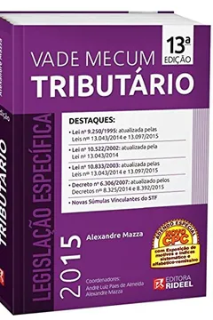 Livro Vade Mecum Tributário - Resumo, Resenha, PDF, etc.