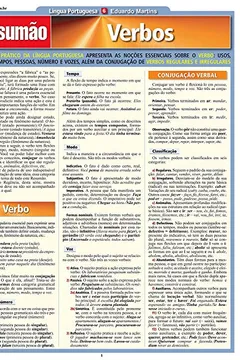 Livro Verbos - Resumo, Resenha, PDF, etc.