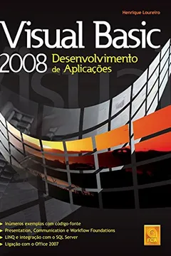 Capa do livro Visual Basic 2008. Desenvolvimento De Aplicações