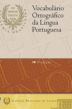 Livro Vocabulário Ortográfico da Língua Portuguesa - Resumo, Resenha, PDF, etc.
